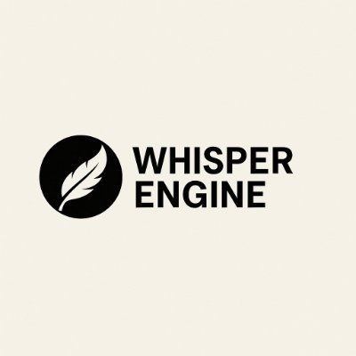 whisperenginexd's profile picture. Quiet tools for clear decisions.
Built by Governor. For the builders.
#notion #foundertools
