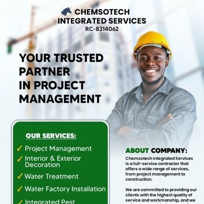 CEO, Chemsotech Integrated Services.
Grassroots Politician
@FCBarcelona die hard fan.