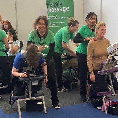 A Mobile Massage team at your event helps visitors feel good and perform brilliantly