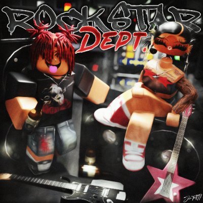 RockstarDept's profile picture. Welcome to Rockstar Dept. 🎸 | RBLX UGC group dedicated to Making Virtual Items for You | Founded by Troy & Blue. Join us for exclusive, high-quality creations