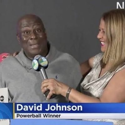 I’m Dave Johnson the winner of the powerball lottery the winning amount of $298.3 million I’m giving out $30,000 to 50 lucky people here