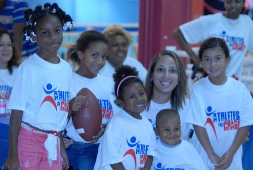 I run a tiny org called Athletes for Charity that teams up w/ pro athletes, sports teams & leagues/associations to benefit youth.