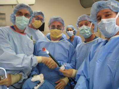 Hospital surgery performed on the public, by the public.. Together we can make it cheap, even if it is shit!