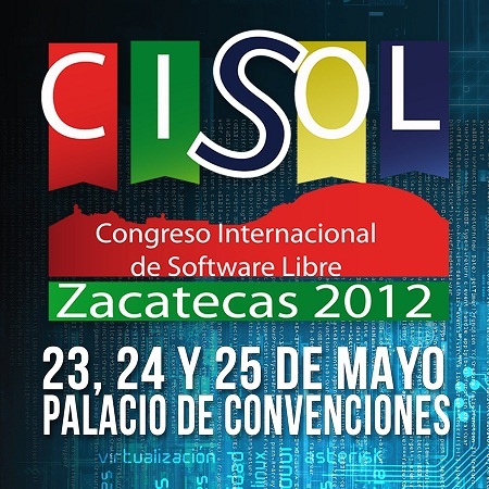 Twitter oficial del Congreso Internacional de Software Libre 2012, el cual se llevará a cabo los días 23, 24 y 25 de mayo en el Palacio de Convenciones.