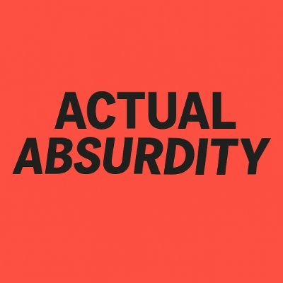 ActualAbsurdity's profile picture. Real headlines that feel like satire.