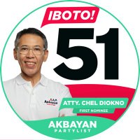 Chel Diokno | #51AkbayanPartylist (@cheldiokno) 's Twitter Profile