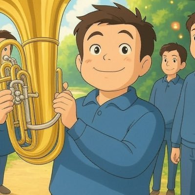 楽器を吹きちらかします(金管木管問わず中低音大好き🎵) 食べ物乗り物ポスト厚め。基本変人です。時折暴走しますのでご注意を。KOB8(Hr)→9(Euph)でごわす