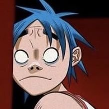 222Dnoo001's profile picture. gorillaz,blur/2D💙/not good ENG/⚠️cosplay⚠️