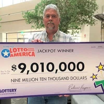 Retired Cookeville of Putnam county winner of the Tennessee lottery jackpot on Xmas day ... helping the society with various card&phone debts
