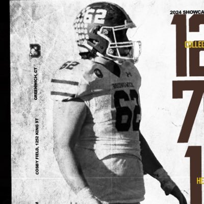 MMariniwick2026's profile picture. Brunswick School, Greenwich Ct 6,2.5 270lb /IOL/DL (Nose tackle) 2026 grad- 3 Sport Varsity Athlete- Football,Wrestling, Baseball