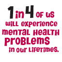 1 in 4 of us will experience mental health problems in our lifetimes. Let's end mental health discrimination. An NHS Hull campaign supporting @TimetoChange.