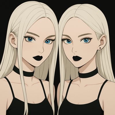 @ariaxswan | @angelvictoriaxo | @gothangelsclub your fav blonde goth sisters 🇺🇸 curious? 😳⬇️