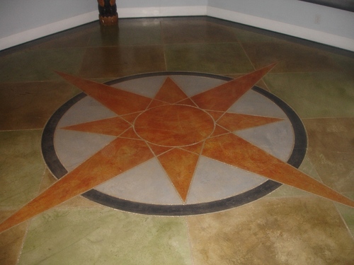 Enviromentally Safe Concrete Stain gives a natural stone look, easy to use, no cleanup, UV stable, and 24 mixable colors.  http://t.co/dzguvLo7 877-782-4632