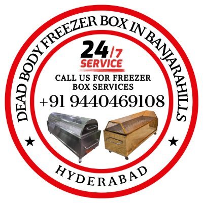 deadbodybox09's profile picture. Dead Body Freezer Box Banjara hills on Rent or Rental services free Delivery at your residence as soon as you book the freezer box.
Call us at 9440469108