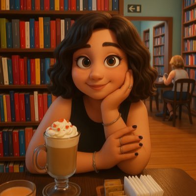 Mirii_Bella's profile picture. ✧ 𝐛𝐨𝐨𝐤𝐰𝐨𝐫𝐦 𝐜𝐨𝐦 𝐜𝐨𝐫𝐚𝐜̧𝐚̃𝐨 𝐝𝐞 𝐥𝐮𝐚 ✧   ☕chá, livros e um toque de magia📚