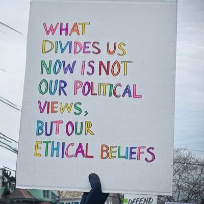We are all neighbors. Be kind. Small business owner, Indiana