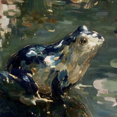 FrogChapel's profile picture. 🕯️ MidJourney explorer
Sharing sref codes, prompts & progress
Also: frogs are cool