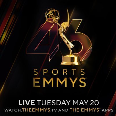 Follow @theemmys for all #SportsEmmys updates!
The 46th Annual Sports Emmy Awards will be on May 20, 2025.
https://t.co/nP38MIJq3b