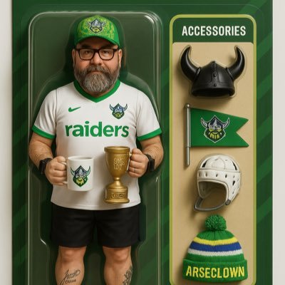 Welcome to my account. 2x (21NRL/24NRLW) @GreenMachinePod listener of the year. 2x listener of the week Raiders Review @blakeandthepork. Croker Tatt Guy #284