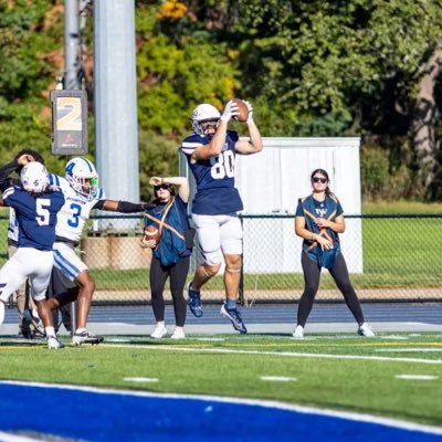 jax6ben's profile picture. 1stTeam: AllState-NHRegister-Walter Camp   2022: Led All of CT in Receiving  Yards               Committed to SCSU 🦉