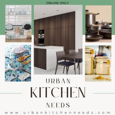 UrbanKitchen's profile picture. Elevate your city kitchen with sleek space saving cookware and tools. Urban Kitchen Needs blends modern design with everyday cooking convivence.