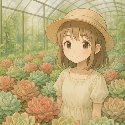 多肉大好きです。  綺麗に多肉を育てられるようになりたいです