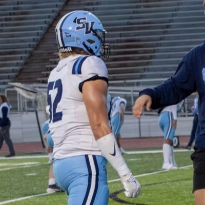 class of ‘26 Tackle, Guard, DL 6’5 270 lbs 4.28 gpa Spring valley high school NCAA ID: 2304839955 e-mail- SValley2026@gmail.com
