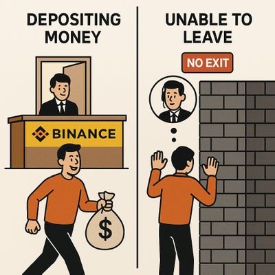 Zak11100's profile picture. Ancien usager des cryptos, qui tente de quitter Binance.Avec mes fonds restants.
                        Binance et tu n as plus de finances!Avis aux amateurs