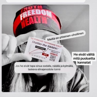 AnneHiTFH's profile picture. 🇫🇮 Suomi Truth Freedom Health®