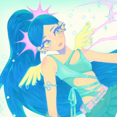 hi!! way more active on instagram~ 21-she/her-🇱🇻 can repost my art with credit!