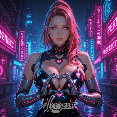 Woozdat_lady's profile picture. Bringing beautiful ladies to life in a Cyberpunk way 💖🦾💖