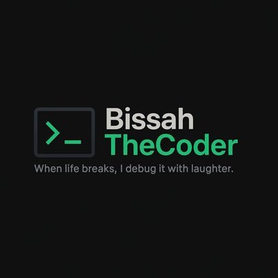 Bissah_IT's profile picture. Tweets into scripts. Code into comfort. #BissahTheCoder | Python Vibes Only.