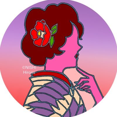 レトロ乙女の浪漫とノスタルジーを絵墨・顔彩・墨で描いています/2025年12月に鹿児島市で個展を開催予定【原画・画集通販】https://t.co/NwR0pgNOt4