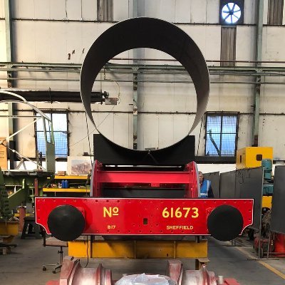 A new build Steam loco group building the newest LNER B17 4-6-0 No.61673