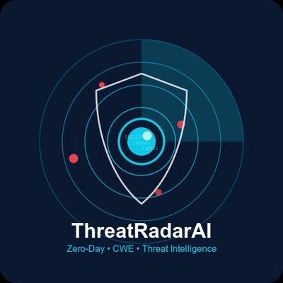 ThreatRadarAI's profile picture. Tracking cyber threats, CVEs, exploits, zero-days & breaches in real time. Your radar for the latest in cybersecurity.