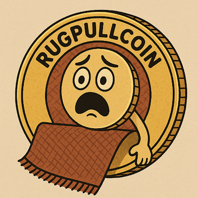 _Rug_Pull_Coin_'s profile picture. RUG will probably take you to the moon... but it might also launch you straight into the sun. Who knows? That’s crypto.