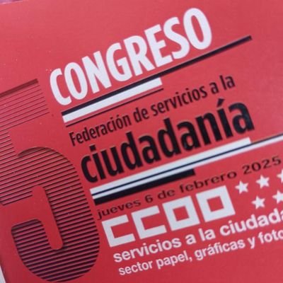CCOO el primer sindicato de España
Perfil oficial del Sector papel, gráficas y fotografía de Madrid, FSC-CCOO