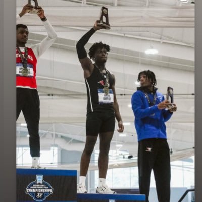 Freshmen All-American || #1 Freshmen D3 || 3rd IN US 🇺🇸 track and field || HJ 6ft8 || TJ 49-6 (1/2) ft || LJ 23-2 ft ||