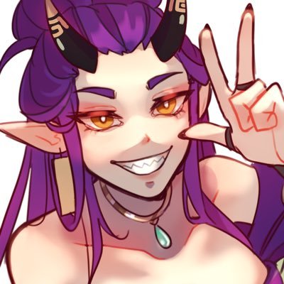 I’m here to cause problems and grant some wishes~ For a price! 🎨+rigging: @maygebee