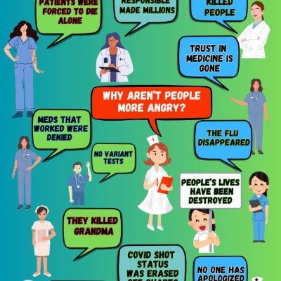 Unjabbed retired from NMC/ NHS, CPN by trade. Trauma aware, mask hater, Anti EVERY vax. Tweets not intended to cause harm,offend/intimidate
#FreeLucyLetby