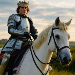 The much maligned Richard III coming back to defend the Monarchy from its detractors. Stands for justice for all. Loyalty binds me. White boar badge 🐗