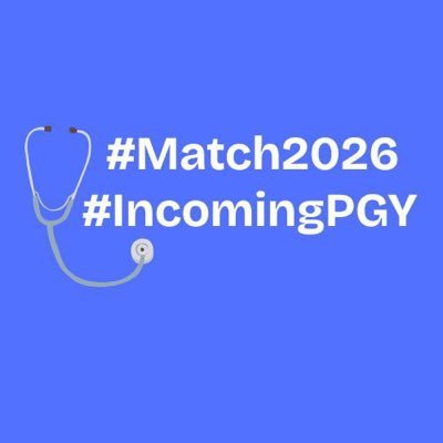 IncomingPGY's profile picture. Helping, uplifting, and promoting all aspiring applicants for #Match2026 in the USA | #IncomingPGY.
