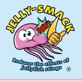 Jelly-Smack is a water based, FDA registered product that reduces the effects jellyfish stings, sea lice, biting flies, and other skin irritants.