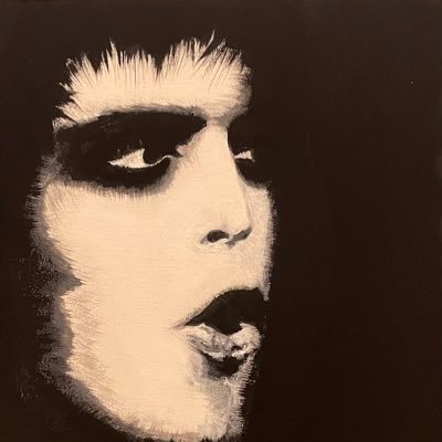 Hiro1291693's profile picture. art drawing painting poet rockandroll family yokohama japan handicap LATESHOW TELEVISION 夜／ヒロ 合田佐和子画伯 instagram threads