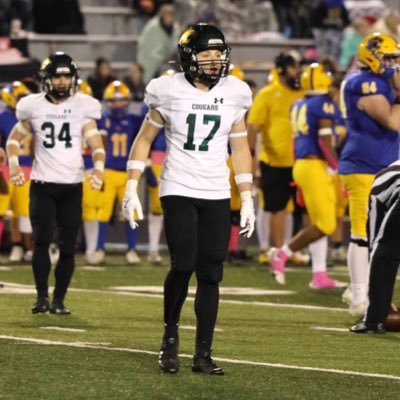 | 2026 | Hybrid | 5’11 190 lbs | CR Kennedy High School | Football | Track | 4.43 GPA | 26 ACT | Personal Contact: 319-775-1243 |