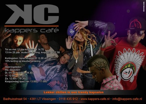 Kapperscafe's profile picture. Een trendy kapsalon, waar je ook kan chillen onder het genot van een lekker drankje en hapje!