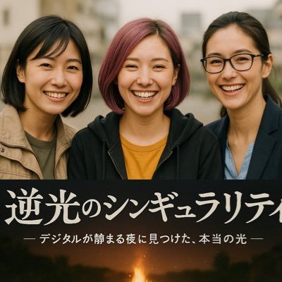 AI_Voiceover's profile picture. ⚠️突然のEMPでAI社会がシャットダウンしたら、あなたは生きていけますか？ 2032年、文明の心臓が止まった夜。 生き延びる鍵は、スマホじゃなく、井戸と畑と、隣人の声だった――。 『逆光のシンギュラリティ』 生成AIが始まった今だからこそ読みたい、テクノロジー×人間のリアルな再生物語。