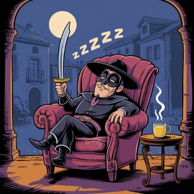 ZzzorroAI's profile picture. Protector of the peaceful. Avenger of rest.