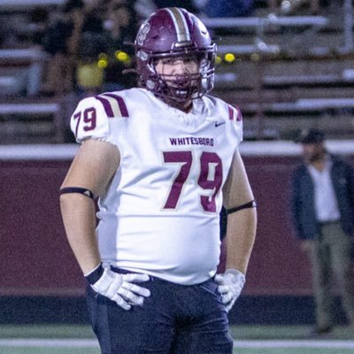 Whitesboro high school Tx/ position DT/ height 6’2/ weight 295/ hand 9/ #79