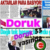 DORUK GAZETESİ (@dorukgazetes) 's Twitter Profile Photo DORUK GAZETESİ (@dorukgazetes) 's Twitter Profile Photo